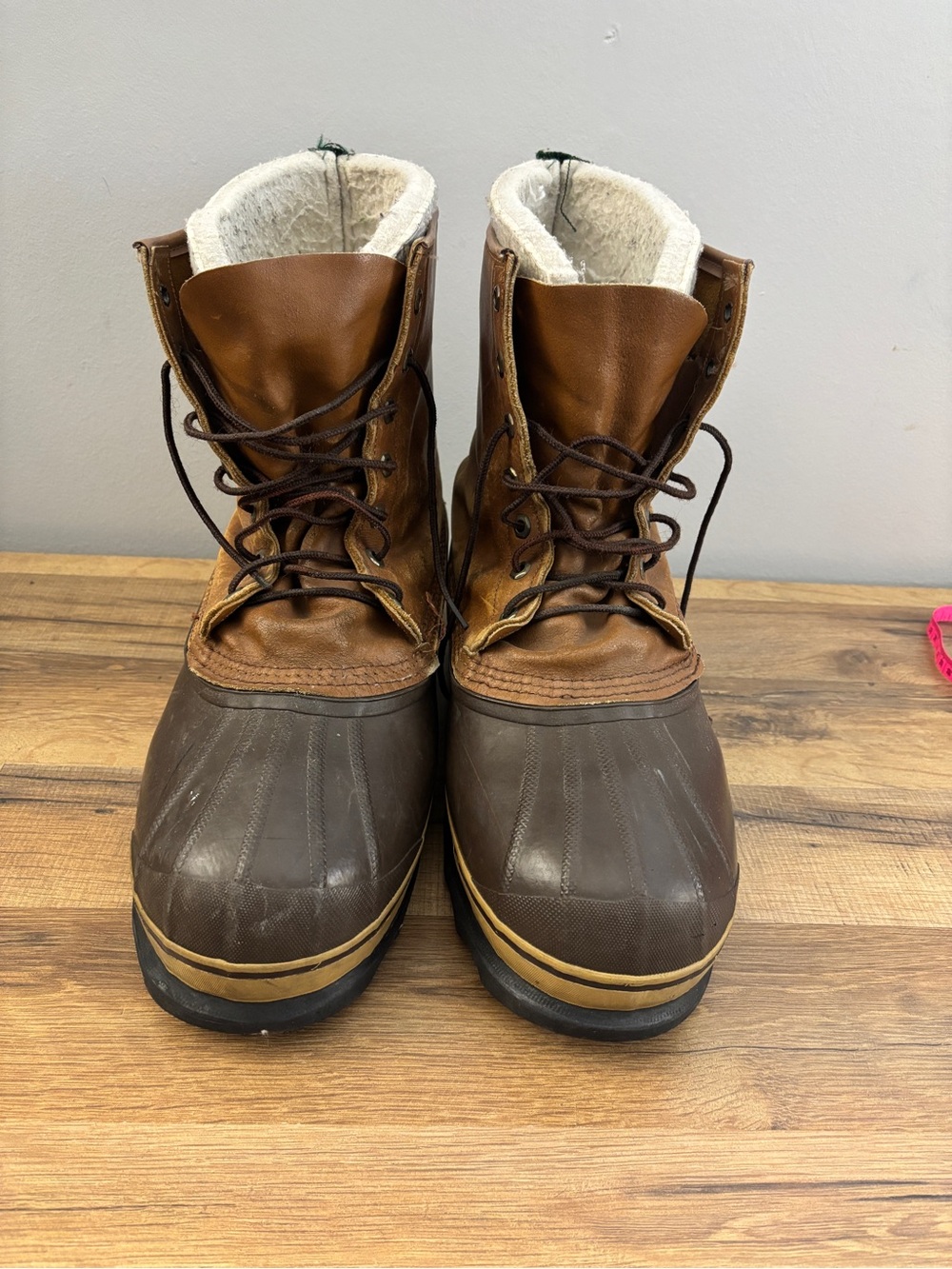 Sorel Chieftain Heavy Duty Insulated Snow Duck Boots Brown Menβs - Picture 4 of 9